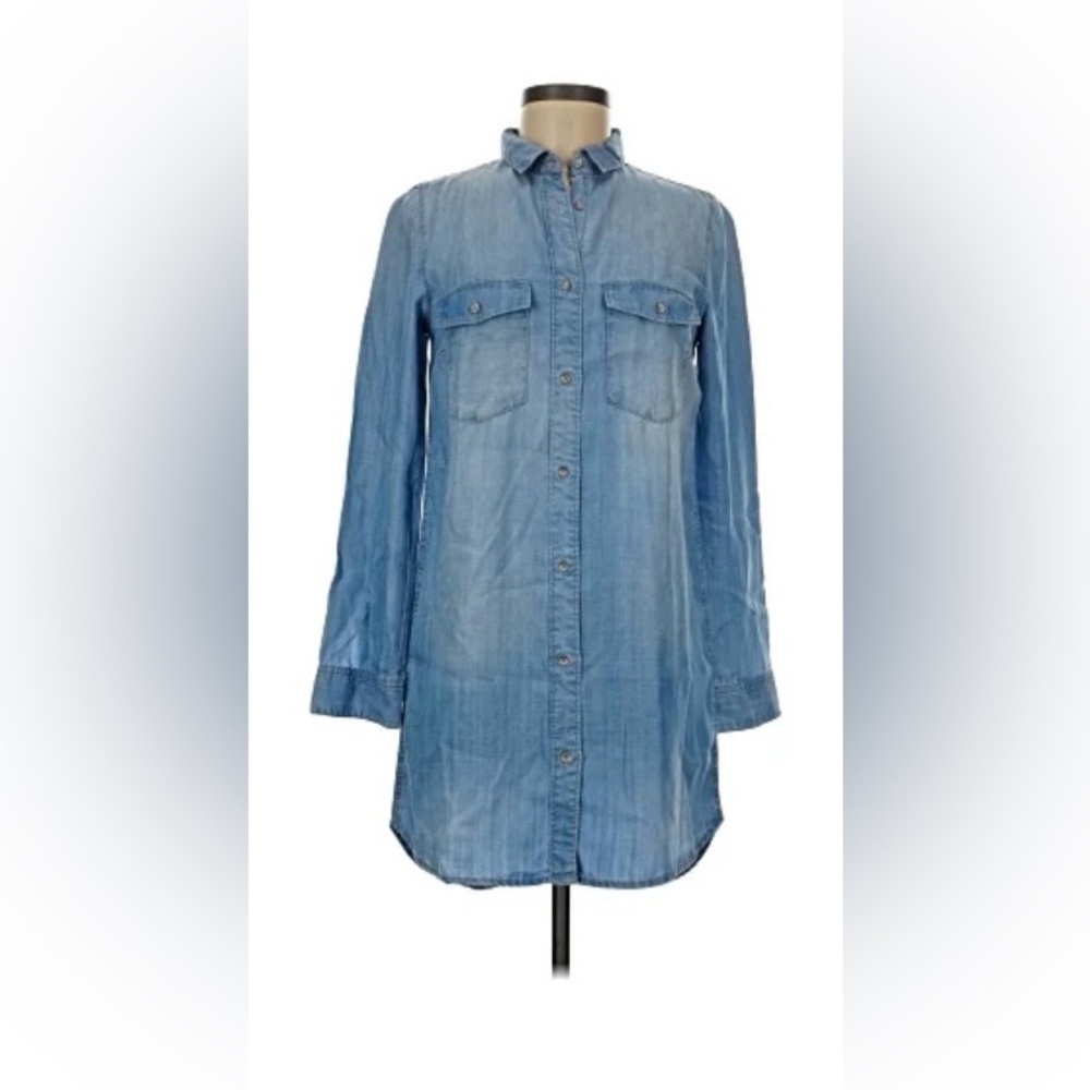 Light Wash Very Soft H&M Denim Shirt Tunic